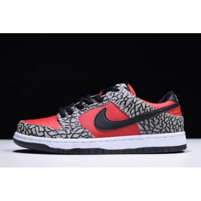 Nike Dunk Low Premium Sb Fire Kırmızı / Gri / Siyah Kaykay Ayakkabı Türkiye - GRCMSP0Q